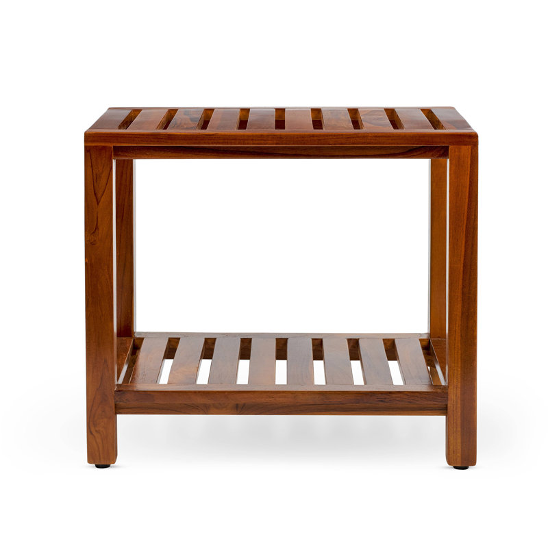 TeakCraft 21'' W Teak Shower Bench &amp; Reviews | Wayfair